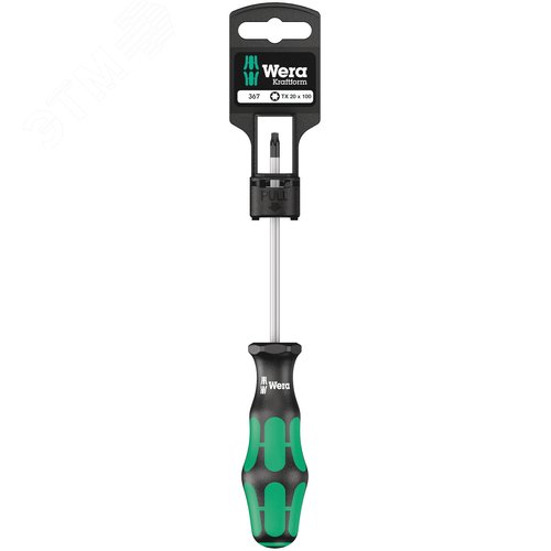 Отвертка 367 TORX SB TX 20X100 мм с держателем-еврослот - фото 1