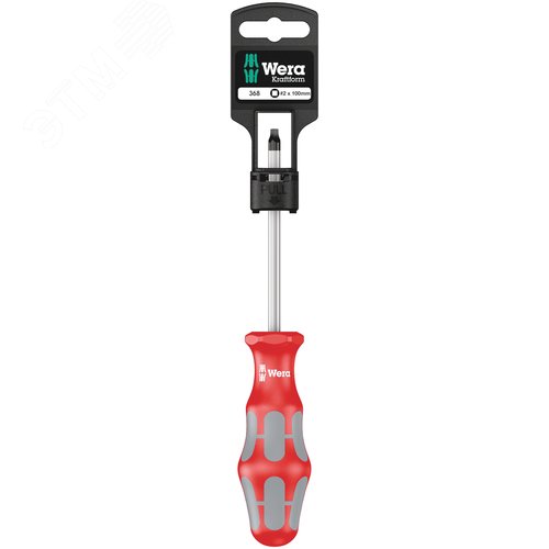 Изображение товара Отвертка для винтов 368 Robertson SB с внутренним квадратом # 2X100 мм с держателем-еврослот (шт)