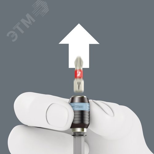 Битодержатель 3888/4/1 K Rapidaptor SB с быстрозажимным патроном хвостовик 1/4 E 6.3 нержавеющая сталь 1/4X50 мм с держателем-еврослот - фото 5