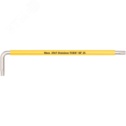 Ключ Г-образный с функцией фиксации крепежа 3967 SXL HF TORX Multicolour удлиненный нержавеющая сталь TX 25X154 мм - фото 1