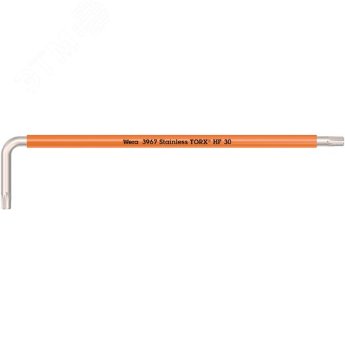 Ключ Г-образный с функцией фиксации крепежа 3967 SXL HF TORX Multicolour удлиненный нержавеющая сталь TX 30X195 мм - фото 1