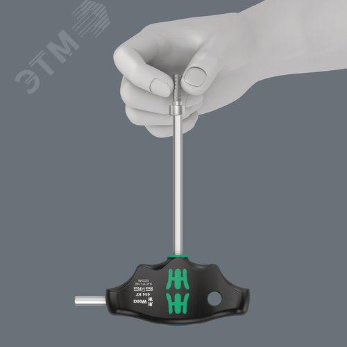 Отвёртка шестигранная 454 Hex-Plus HF Imperial с Т-образной рукояткой с функцией фиксации крепежа 5/32X150 мм - фото 5