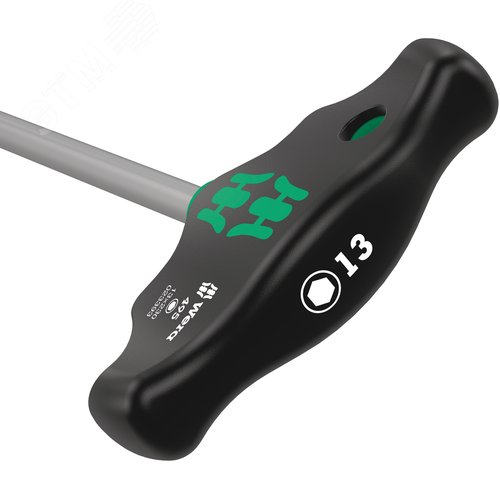 Отвёртка торцевая 495с Т-образной рукояткой 13X230 мм с отверстием для подвеса - фото 2