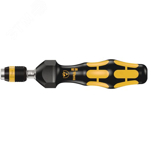 Отвертка динамометрическая антистатическая 0.90-1.50 Нм патрон Rapidaptor для бит 1/4 C/E 6.3 погрешность ± 6%. 7432 ESD Kraftform - фото 2