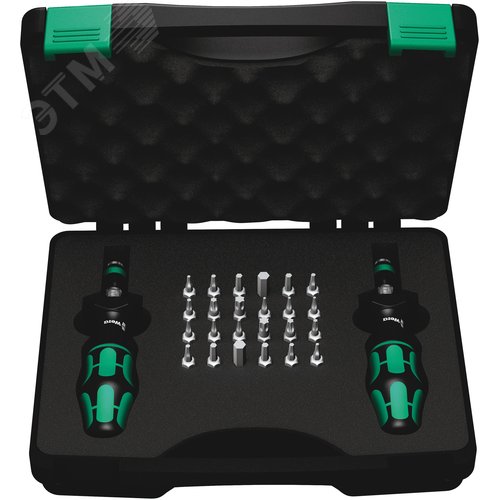 Изображение товара Набор динамометрических отверток Kraftform 03-30 Нм 26 предметов. 7440/41 (шт)