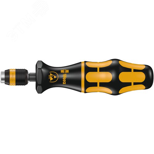 Отвёртка-битодержатель динамометрическая антистатическая, 1.2 Нм, для серийных операций, ESD Pre-Set Kraftform, 1/4'' D6.3/F6.3'' - фото 1