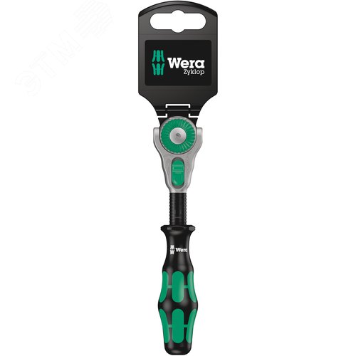 Изображение товара Трещотка DR 1/4X152 мм 72 зубца с держателем-еврослот. 8000 A Zyklop Speed SB (шт)