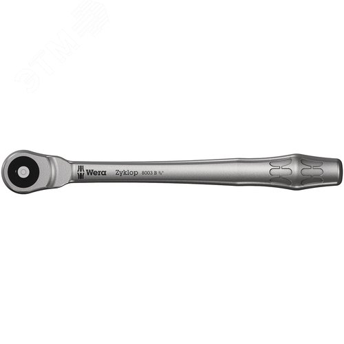 Изображение товара Трещотка сдвижной квадрат 8003 B Zyklop Metal Push DR 3/8X222 мм 76 зубьев (шт)