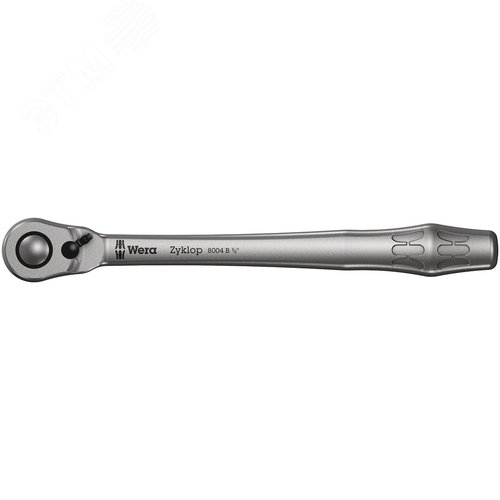 Изображение товара Трещотка 8004 B Zyklop Metal Switch с реверсом DR 3/8X222 мм (шт)