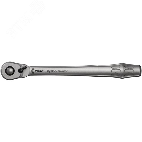 Трещотка 8004 C Zyklop Metal Switch с реверсом DR 1/2X281 мм - фото 1