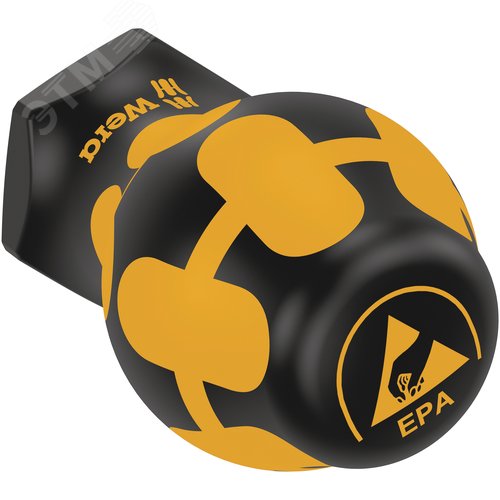 Короткая рукоятка-битодержатель 811/1 ESD Stubby с магнитом 1/4X10 мм для бит с шестигранным хвостовиком 1/4 C 6.3 - фото 2