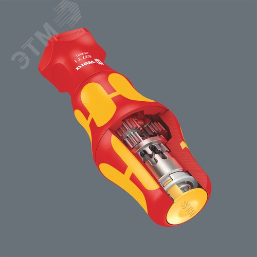 Рукоятка-держатель 827 T i Kraftform Turbo VDE 9X125 мм исключительно для отверток-насадок сменных - фото 5