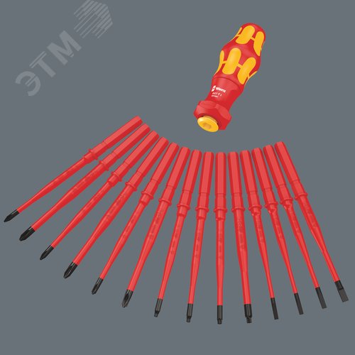 Рукоятка-держатель 827 T i Kraftform Turbo VDE 9X125 мм исключительно для отверток-насадок сменных - фото 6