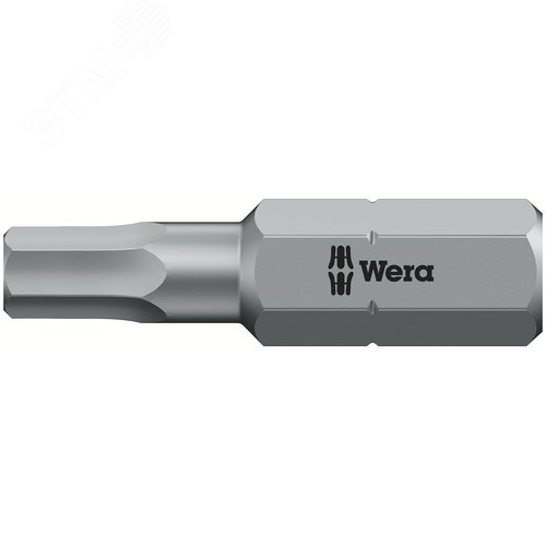 Бита под внутренний шестигранник 840/1 Z Hex-Plus вязкая твердость хвостовик 1/4 C 6.3 1/8X25 мм - фото 1