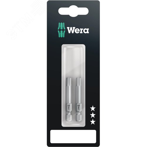 Бита под внутренний шестигранник 840/4 Z Hex-Plus SB вязкая твёрдость хвостовик шестигранный 1/4 E 6.3 3X152 мм с держателем-еврослот для подвеса - фото 2