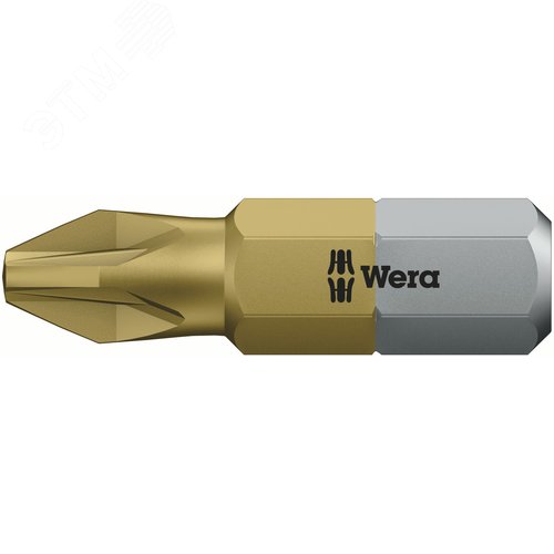 Изображение товара Бита 855/1 TiN PZ сверхтвердое покрытие нитридом титана хвостовик 1/4 C 6.3 PZ 2X25 мм (шт)