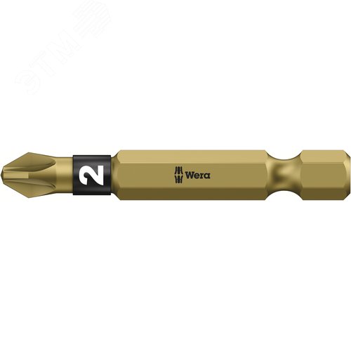 Бита биторсионная 855/4 BTH PZ сверхтвердая хвостовик 1/4 E 6.3 PZ 2X50 мм - фото 1