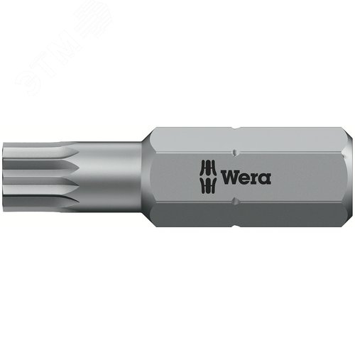 Бита 860/1 Z XZN Triple-square (12-лучевая звездочка) вязкая твердость хвостовик 1/4 C 6.3 M 5X25 мм - фото 1