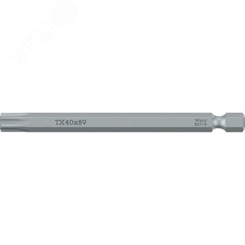 Изображение товара Бита 867/4 Z TORX вязкая твердость хвостовик 1/4 E 6.3 TX 25X89 мм (шт)