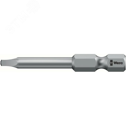 Бита 868/4 Z Robertson под внутренний квадрат вязкая твердость хвостовик 1/4 E 6.3 # 4X50 мм - фото 1