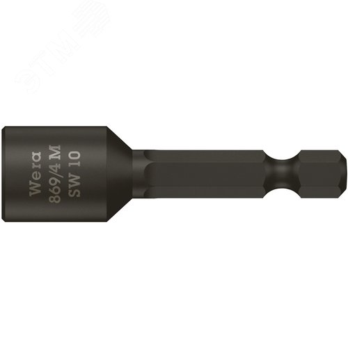 Изображение товара Головка торцевая 869/4 M с магнитом хвостовик 1/4 E 6.3 10X50 мм (шт)