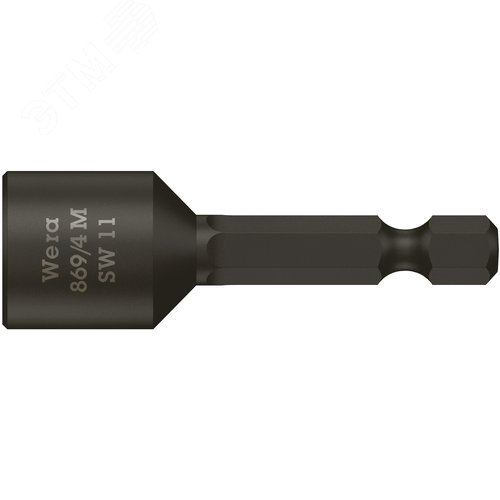 Головка торцевая 869/4 M с магнитом хвостовик 1/4 E 6.3 11X50 мм - фото 1