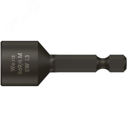 Изображение товара Головка торцевая 869/4 M с магнитом хвостовик 1/4 E 6.3 13X50 мм (шт)