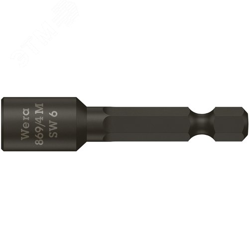 Изображение товара Головка торцевая 869/4 M с магнитом хвостовик 1/4 E 6.3 6X50 мм (шт)