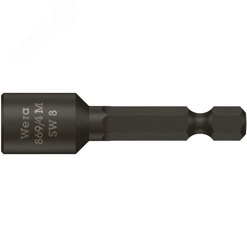 Изображение товара Головка торцевая 869/4 M с магнитом хвостовик 1/4 E 6.3 8X50 мм (шт)