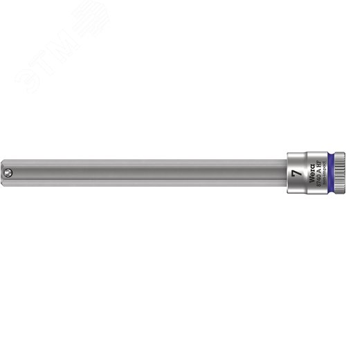 Головка торцевая 8740 A Hex-Plus HF Zyklop со вставкой под внутренний шестигранник DR 1/4 с функцией фиксации крепежа 6X100 мм - фото 2