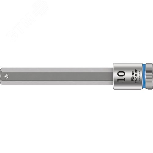 Головка торцевая 8740 B Hex-Plus HF Zyklop со вставкой под внутренний шестигранник DR 3/8 с функцией фиксации крепежа 10X100 мм - фото 1