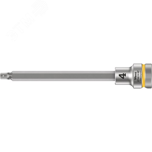 Головка торцевая 8740 B Hex-Plus HF Zyklop со вставкой под внутренний шестигранник DR 3/8 с функцией фиксации крепежа 4X107 мм - фото 1