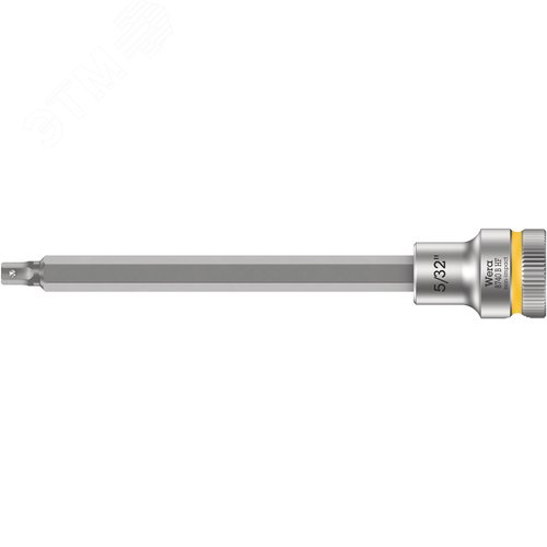 Головка торцевая 8740 B Hex-Plus HF Zyklop со вставкой под внутренний шестигранник DR 3/8 с функцией фиксации крепежа 5/32X107 мм - фото 1