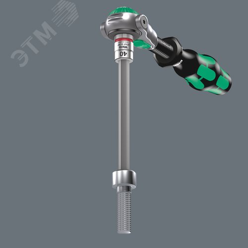 Набор головок торцевых 8767 A HF TORX 1 Zyklop со вставкой с функцией фиксации крепежа DR 1/4 4 предмета комплектация: 4x 8767 A HF TORX Головка торцевая со вставкой Zyklop с приводом 1/4 с функцией фиксации крепежа: TX 25x100.0 TX 27x100.0 TX 30x100.0 TX - фото 3