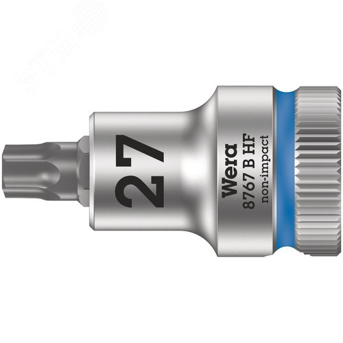 Головка торцевая 8767 B HF TORX Zyklop со вставкой DR 3/8 с функцией фиксации крепежа TX 27X35 мм - фото 1
