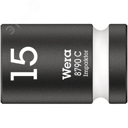 Головка торцевая ударная шестигранная 8790 C Impakto DR 1/2 15X38 мм - фото 1