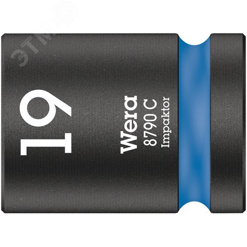 Головка торцевая ударная шестигранная 8790 C Impakto DR 1/2 19X38 мм - фото 1