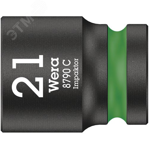 Головка торцевая ударная шестигранная 8790 C Impakto DR 1/2 21X38 мм - фото 1