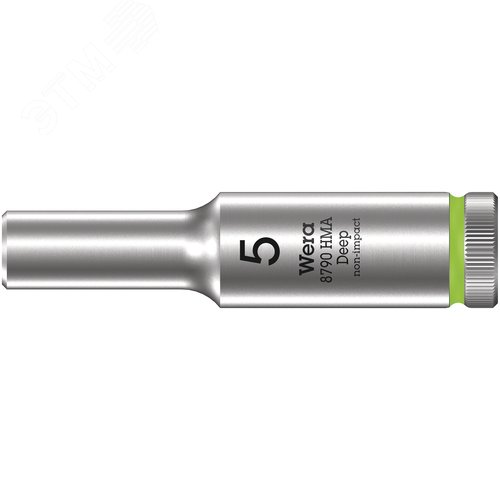 Головка торцевая шестигранная 8790 HMA Deep DR 1/4 глубокая 5X50 мм - фото 1