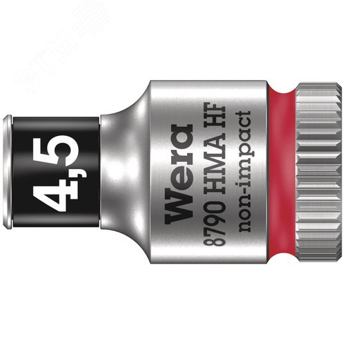 Головка торцевая шестигранная 8790 HMA HF Zyklop DR 1/4 с функцией фиксации крепежа 4.5X23 мм - фото 1