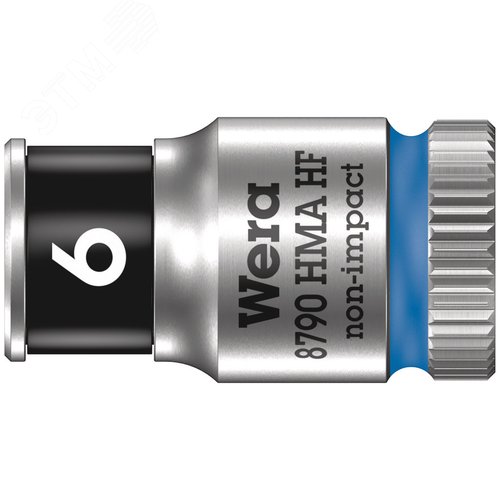 Головка торцевая шестигранная 8790 HMA HF Zyklop DR 1/4 с функцией фиксации крепежа 6X23 мм - фото 1