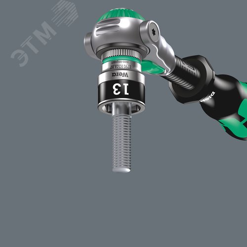 Головка торцевая шестигранная 8790 HMA HF Zyklop DR 1/4 с функцией фиксации крепежа 9X23 мм - фото 2