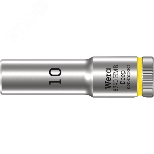 Головка торцевая шестигранная 8790 HMB Deep DR 3/8 глубокая 10X64 мм - фото 1