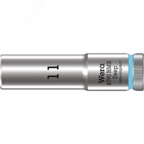 Головка торцевая шестигранная 8790 HMB Deep DR 3/8 глубокая 11X64 мм - фото 1