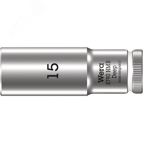 Головка торцевая шестигранная 8790 HMB DeepDR 3/8 глубокая 15X64 мм - фото 1