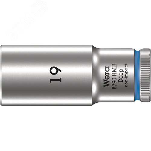 Головка торцевая шестигранная 8790 HMB DeepDR 3/8 глубокая 19X64 мм - фото 1