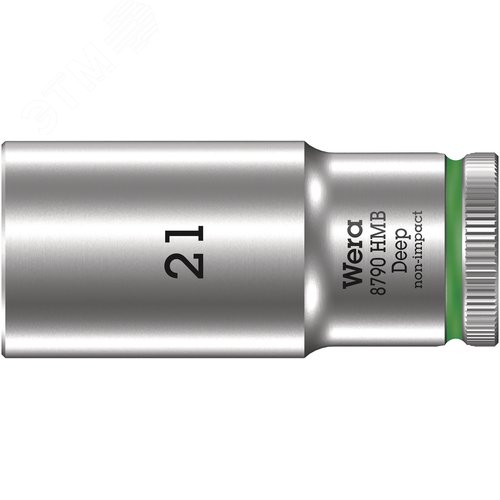 Головка торцевая шестигранная 8790 HMB DeepDR 3/8 глубокая 21X64 мм - фото 1