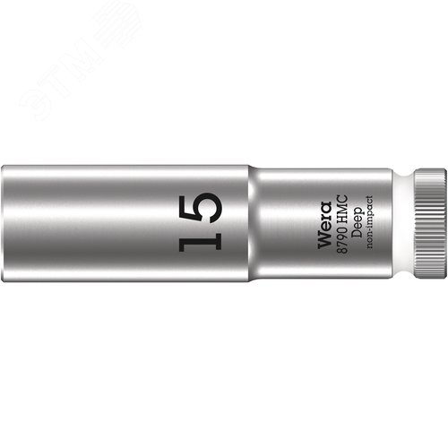 Головка торцевая шестигранная 8790 HMC Deep DR 1/2 глубокая 15X83 мм - фото 1