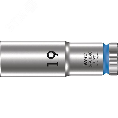 Головка торцевая шестигранная 8790 HMC Deep DR 1/2 глубокая 19X83 мм - фото 1