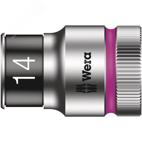 Головка торцевая шестигранная 8790 HMC HF Zyklop DR 1/2 с фиксацией крепежа 14X37 мм - фото 1